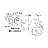 Tapon para PE-AL-PE FOSET 3/4"