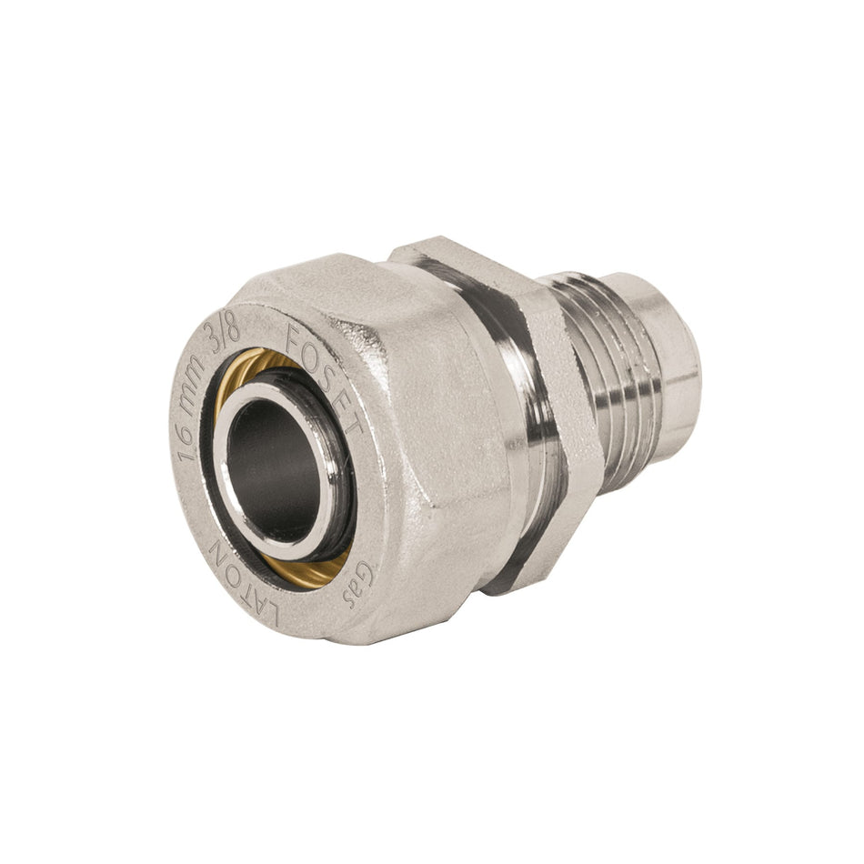 Conector para PEALPE a flare FOSET 3/8"