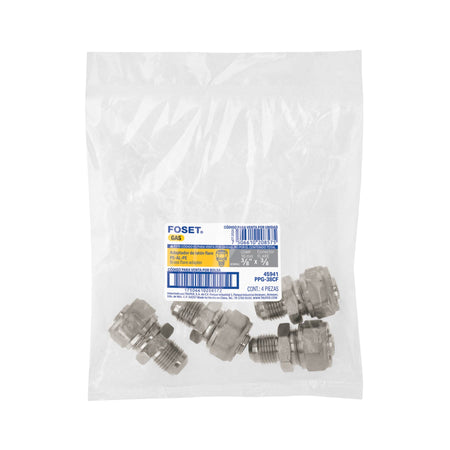 Conector para PEALPE a flare FOSET 3/8"