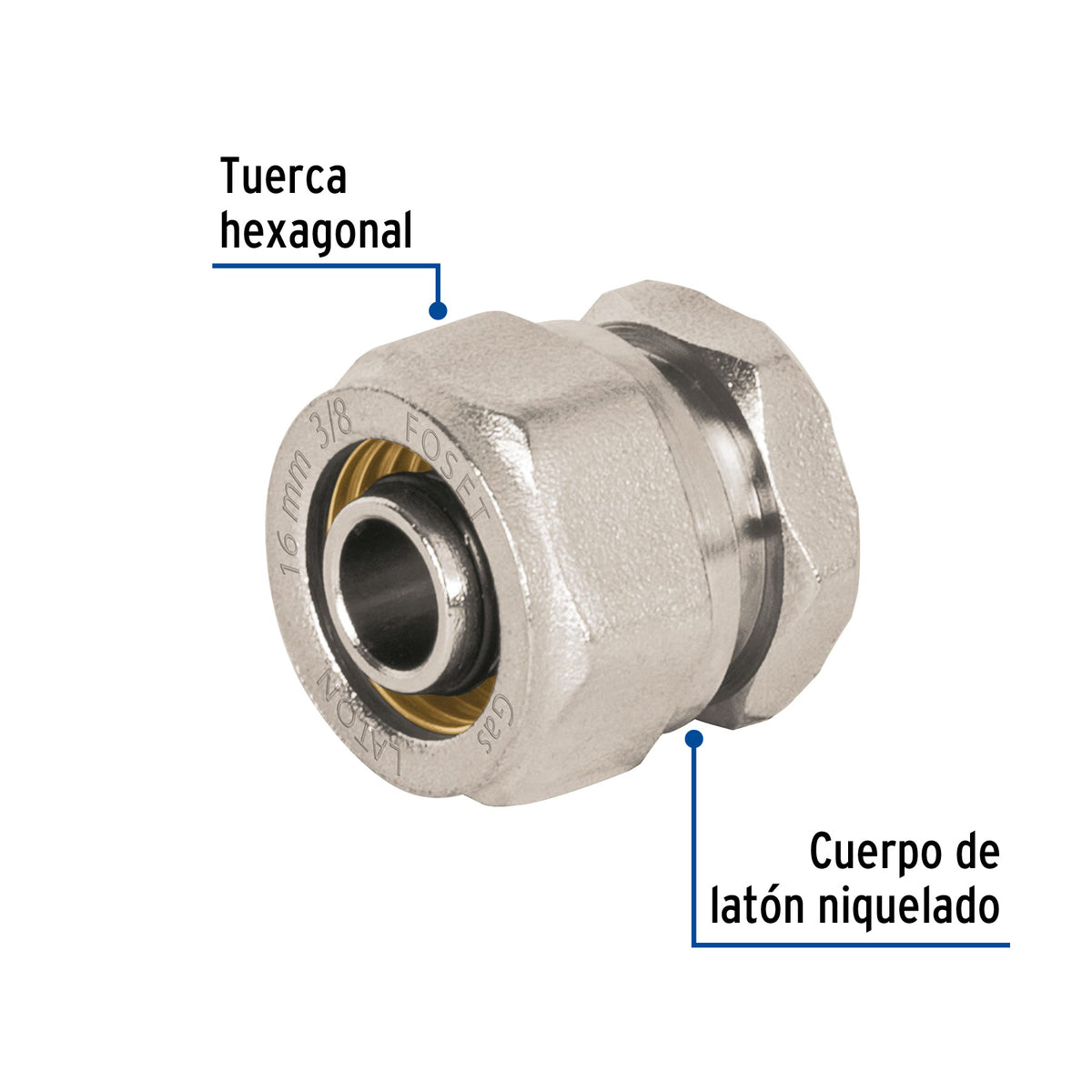 Tapon para PE-AL-PE FOSET 3/8"