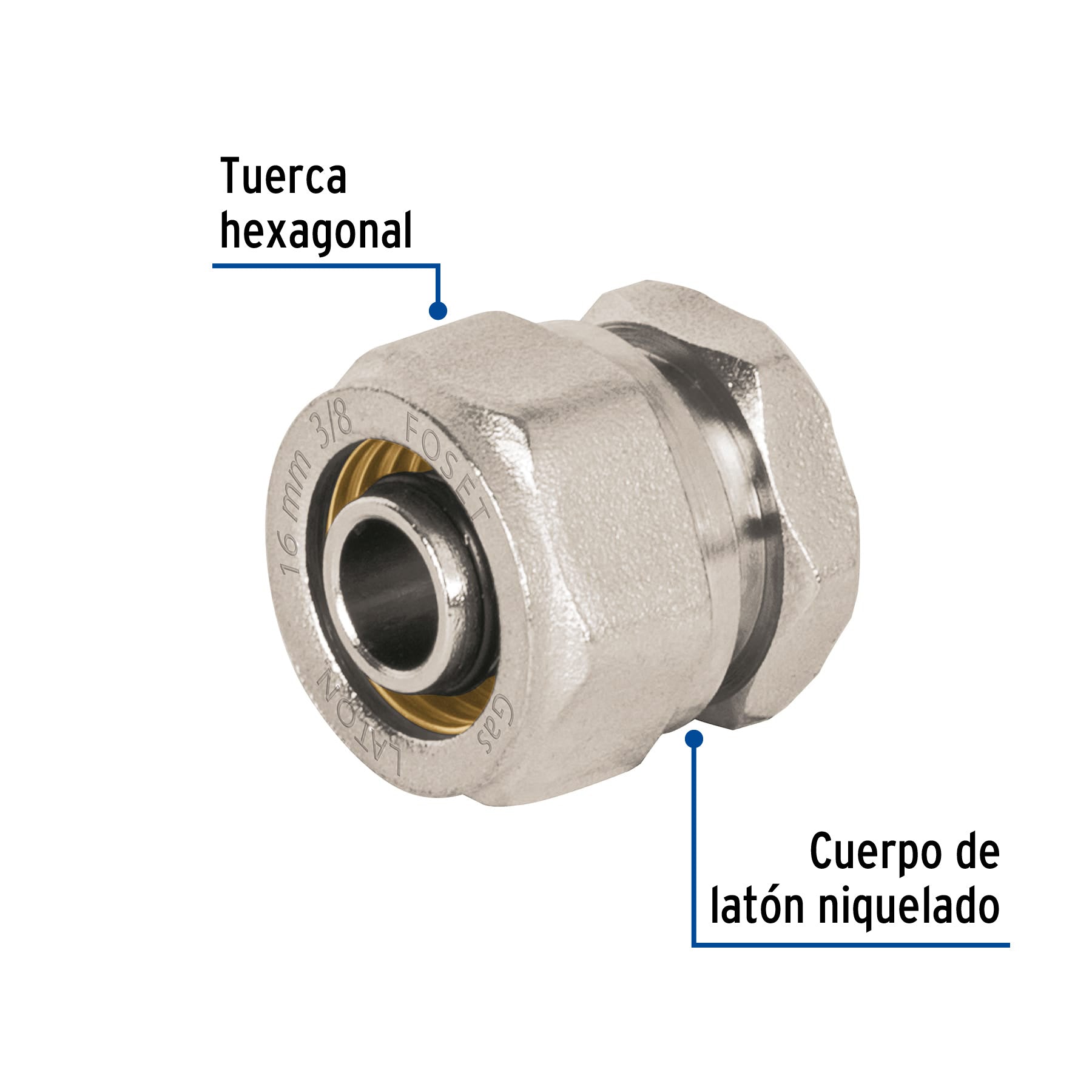 Tapon para PE-AL-PE FOSET 3/8"