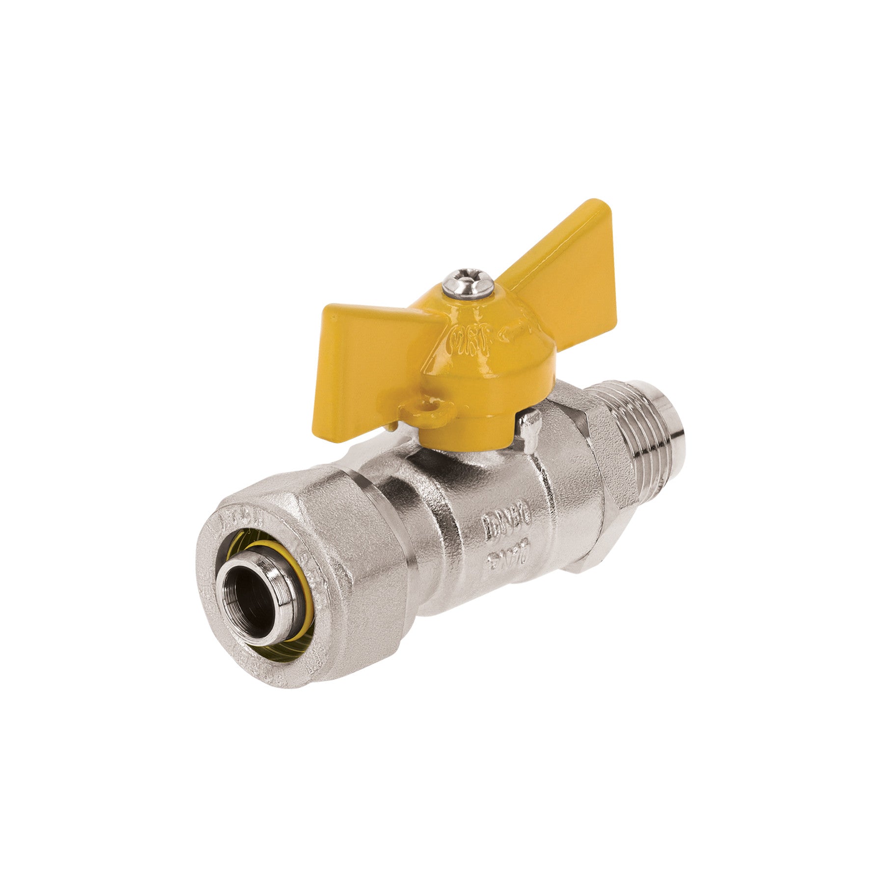 Valvula esfera para PE-AL-PEa flare FOSET 3/8"