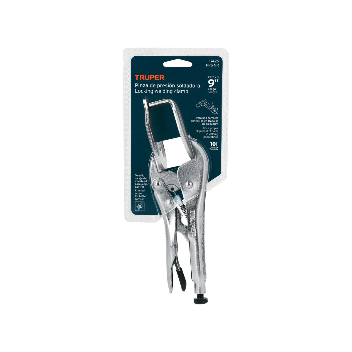 Pinza de presión 9' soldadora, Truper