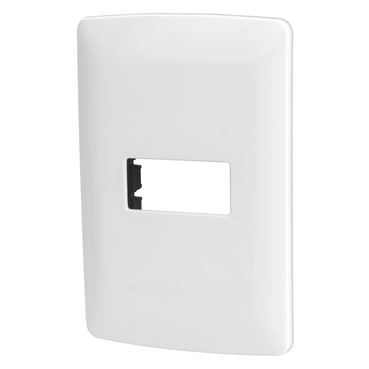 Placa 1 modulo de ABS linea Italiana color blanco