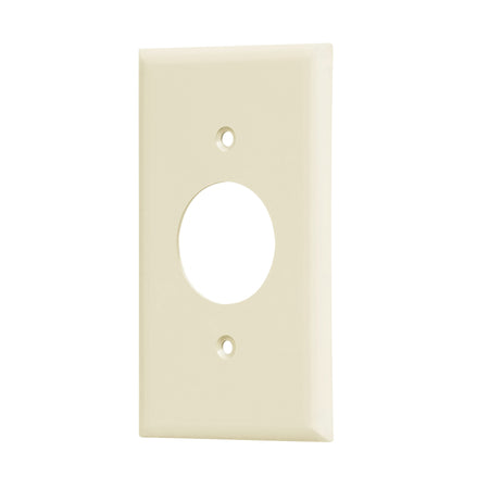 Placa de ABS para contacto redondo, Standard, marfil