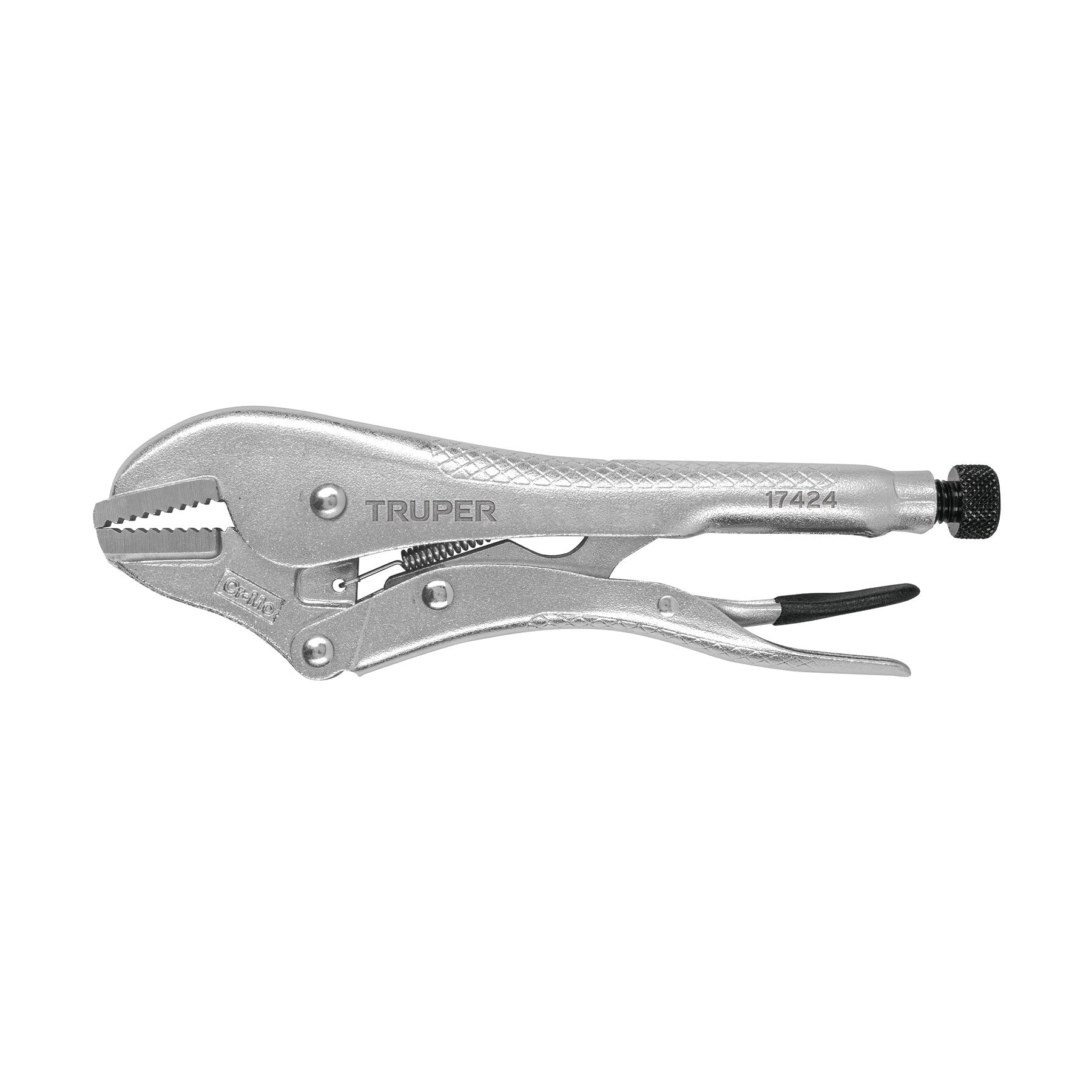Pinza de presion mordaza recta Truper 10"