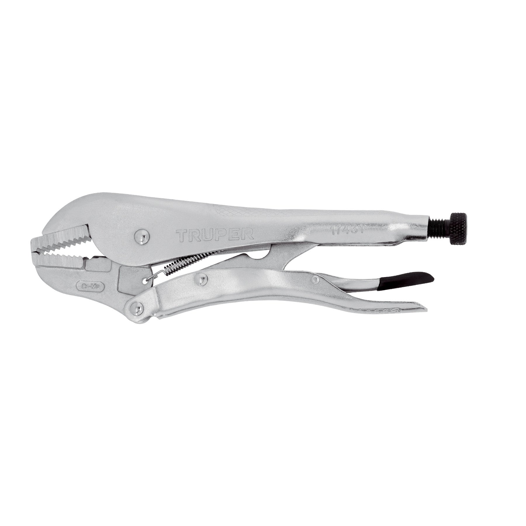 Pinza de presion mordaza recta Truper 12"