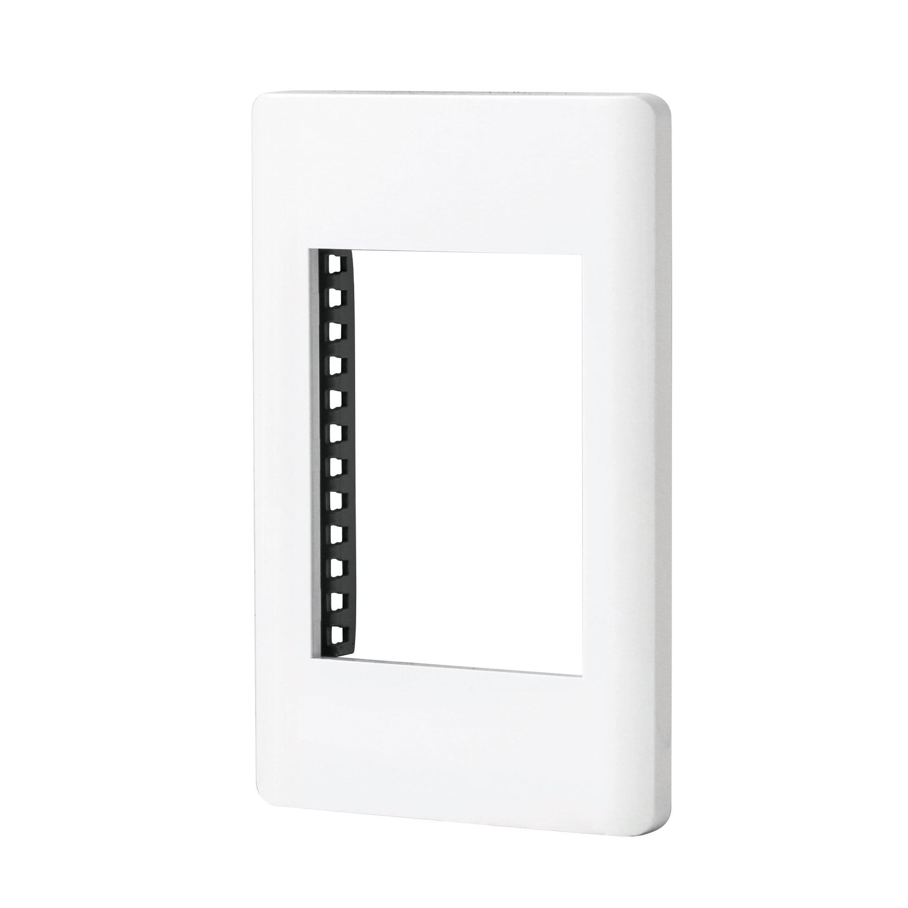 Placa de 1 ventana 3 modulos linea Lisboa Volteck blanca