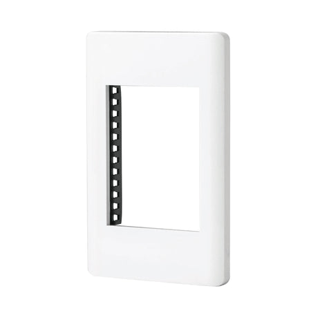 Placa de 1 ventana 3 modulos linea Lisboa Volteck blanca