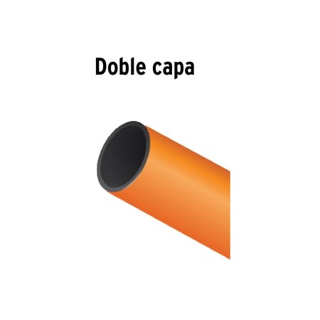 Metro de poliducto 1/2' rígido, rollo con 100 metros 1/2'