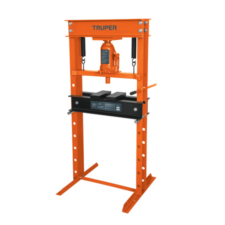 Prensa hidráulica tipo 'H' de 30 ton, con gato de botella