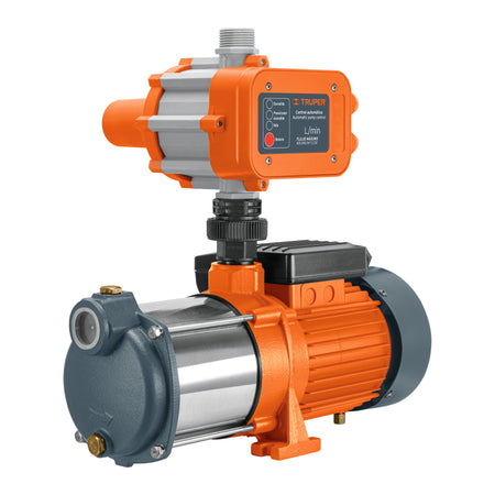 Bomba presurizadora multietapas con control Truper 1 HP