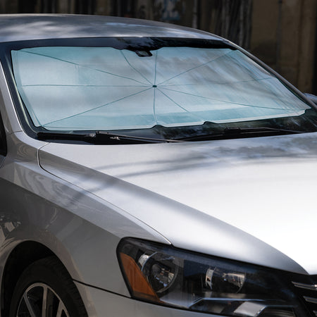 Parasol plegable de 135 cm para auto Truper