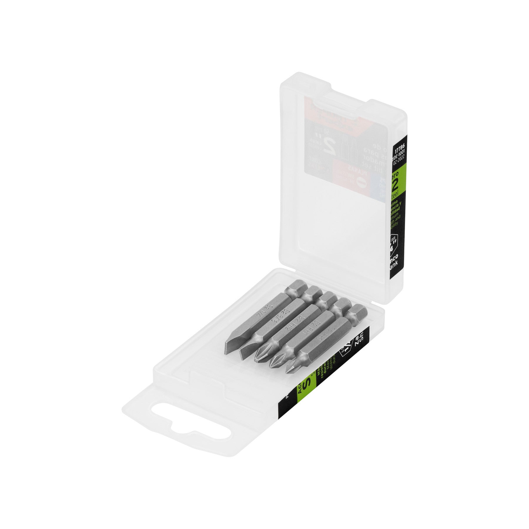 Estuche con 5 puntas de cruz y planas largo 2', Expert 2'