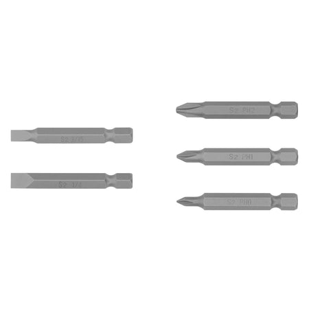 Estuche con 5 puntas de cruz y planas largo 2', Expert 2'