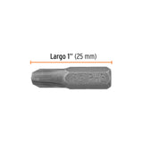 Estuche con 5 puntas de cruz PH3 largo 1', Truper Expert 1'
