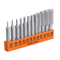 Juego de 12 puntas hexagonales mm largo 2" Expert