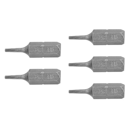 Estuche con 5 puntas torx T6 largo 1', Truper Expert 1'