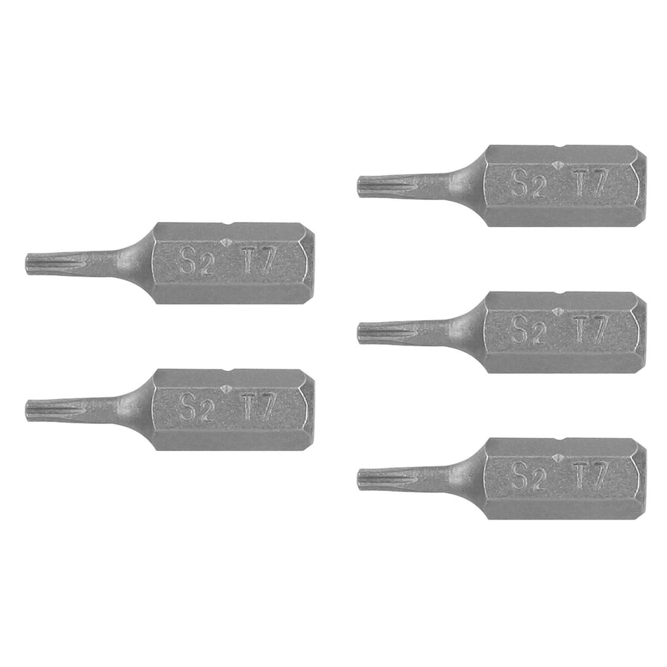 Estuche con 5 puntas torx T7 largo 1', Truper Expert 1'