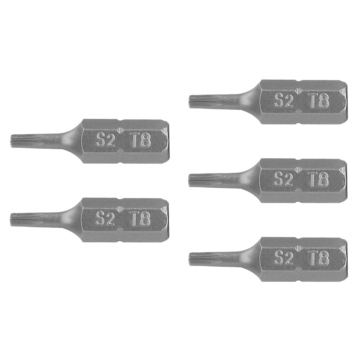 Estuche con 5 puntas torx T8 largo 1', Truper Expert 1'