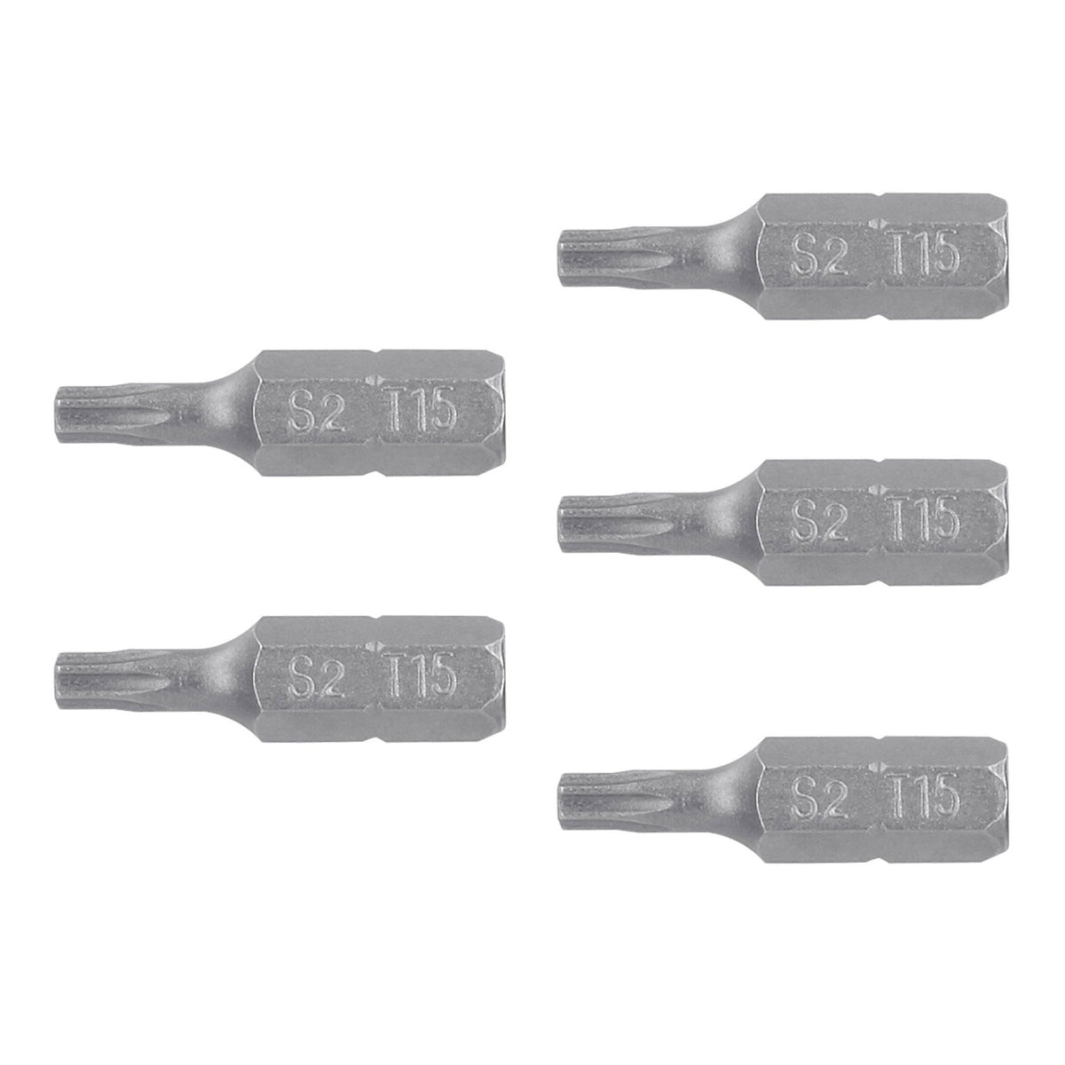 Estuche con 5 puntas torx T15 largo 1', Truper Expert 1'