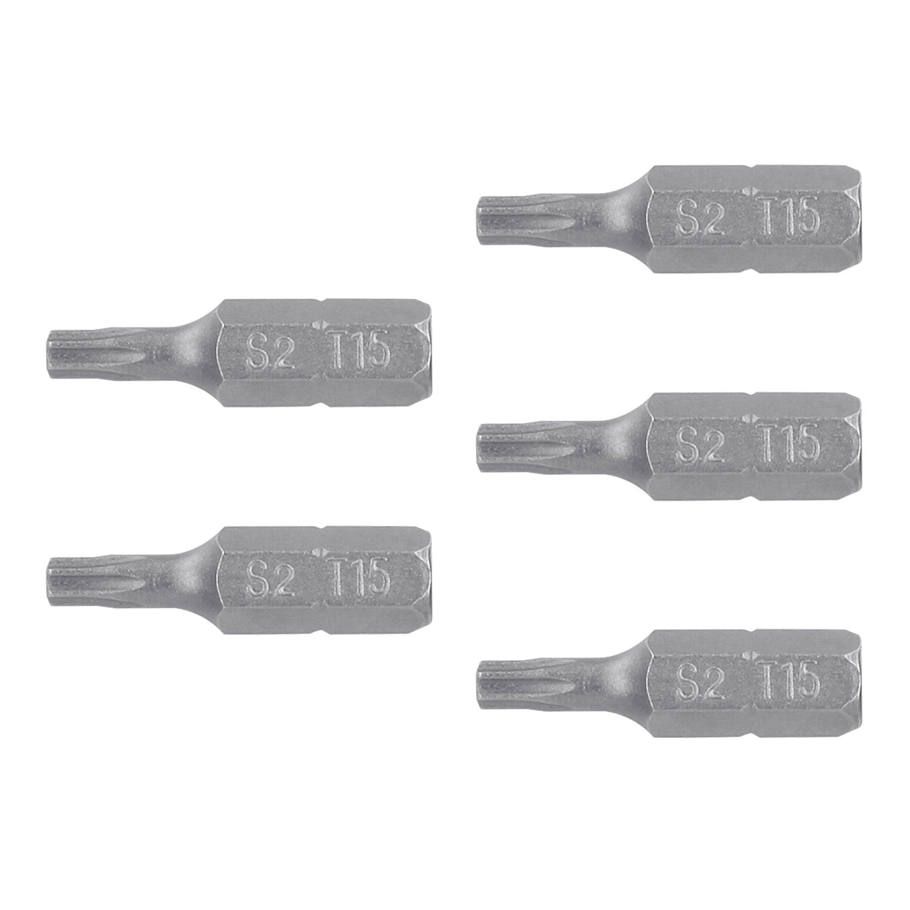 Estuche con 5 puntas torx T15 largo 1', Truper Expert 1'