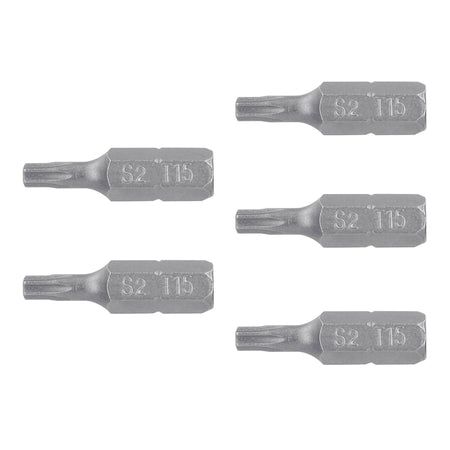 Estuche con 5 puntas torx T15 largo 1', Truper Expert 1'