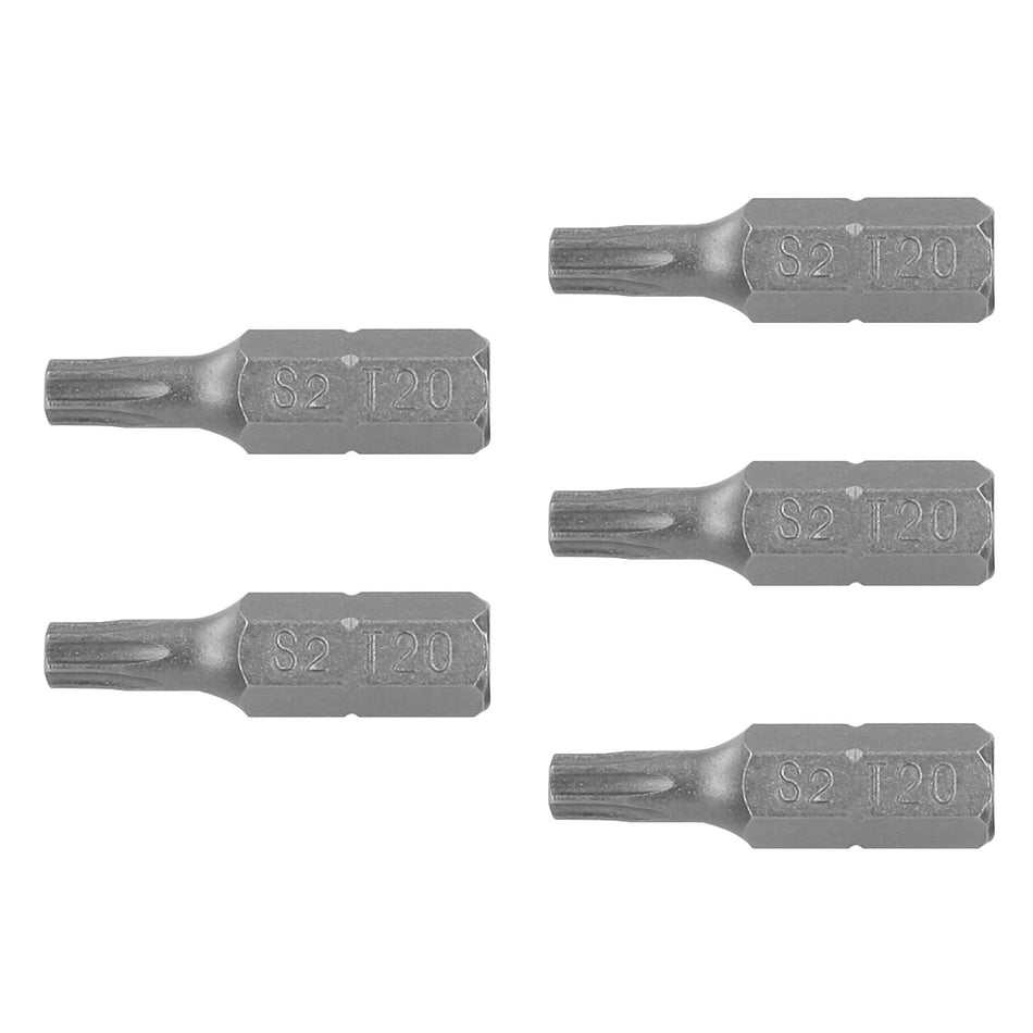 Estuche con 5 puntas torx T20 largo 1', Truper Expert 1'