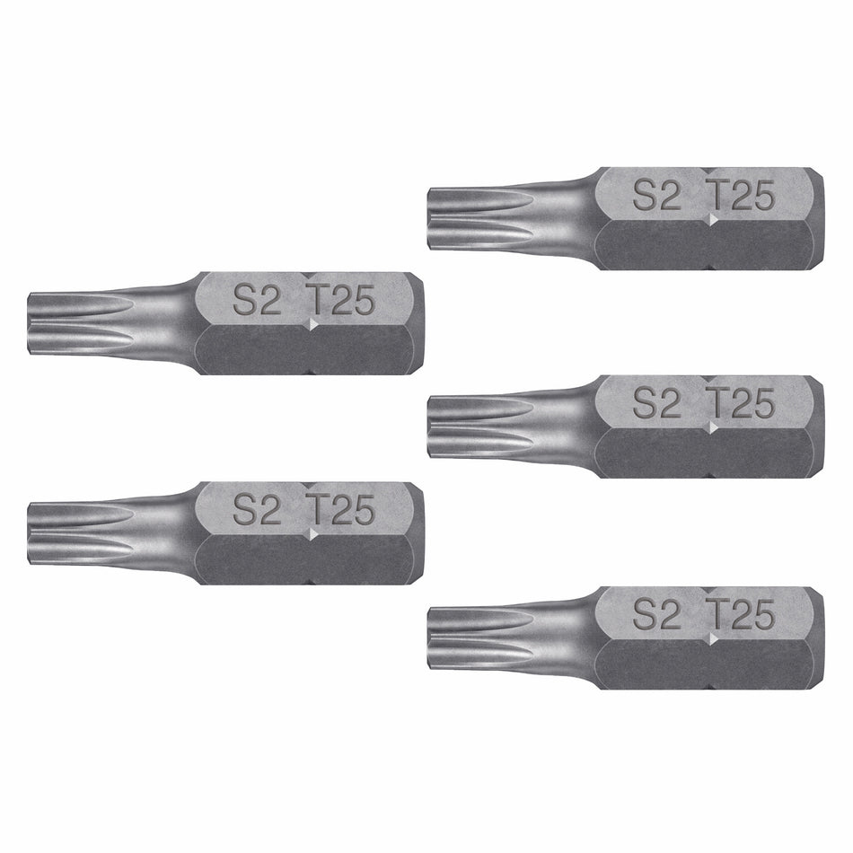 Estuche con 5 puntas torx T25 largo 1', Truper Expert 1'