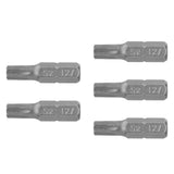 Estuche con 5 puntas torx T27 largo 1', Truper Expert 1'