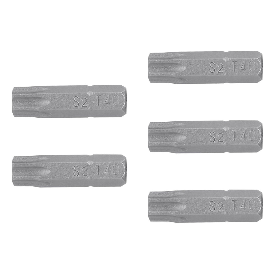 Estuche con 5 puntas torx T40 largo 1', Truper Expert 1'