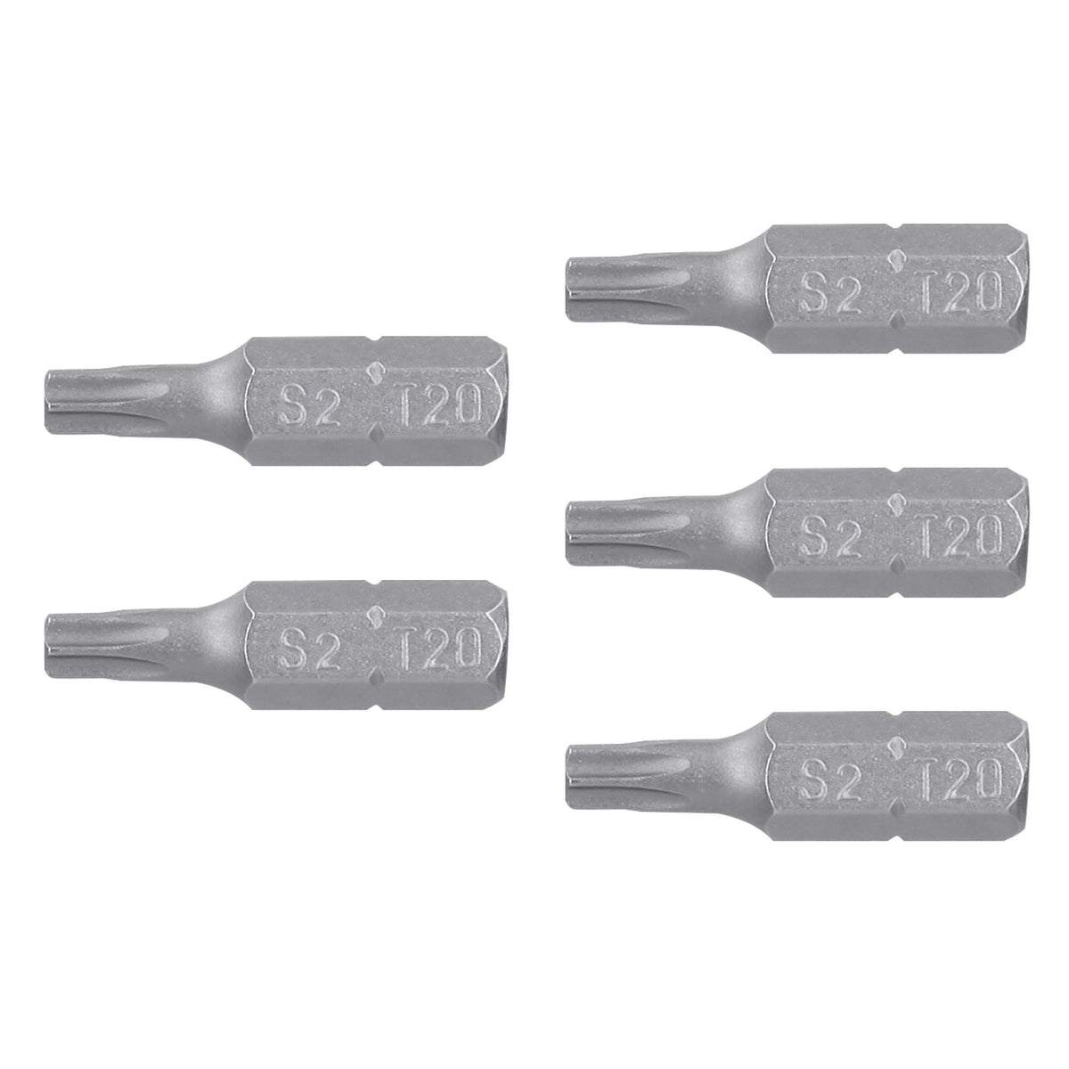 Estuche con 5 puntas torx T20 con seguro largo 1', Expert 1'