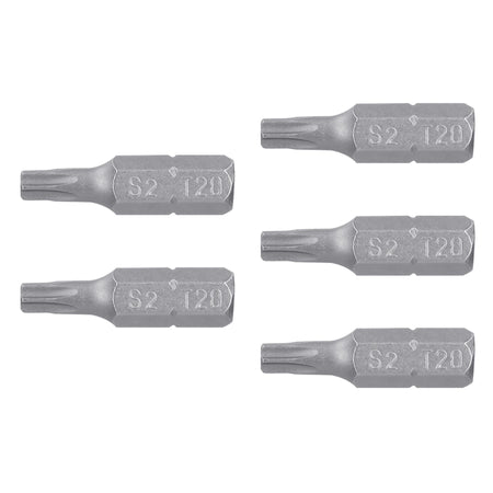 Estuche con 5 puntas torx T20 con seguro largo 1', Expert 1'