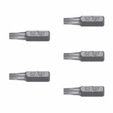 Estuche con 5 puntas torx T27 con seguro largo 1', Expert 1'