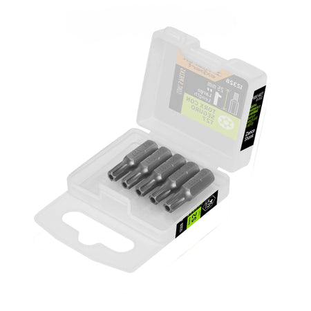 Estuche con 5 puntas torx T27 con seguro largo 1', Expert 1'