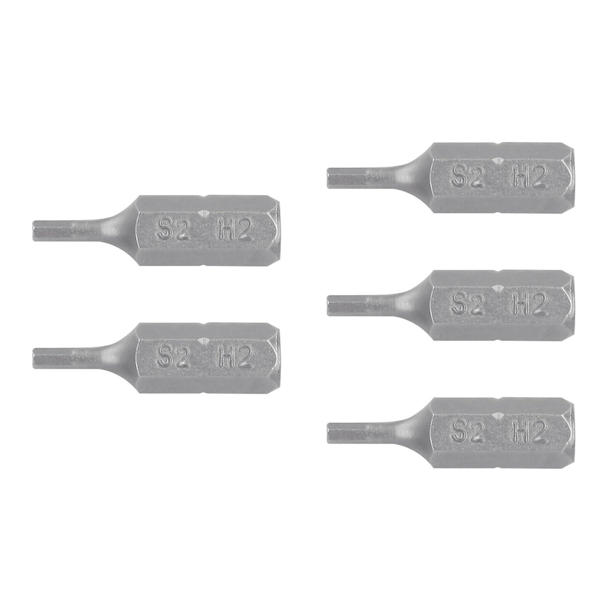 Estuche con 5 puntas hexagonales de 2 mm largo 1', Expert 2 mm, 1'
