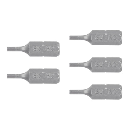 Estuche con 5 puntas hexagonales de 2 mm largo 1', Expert 2 mm, 1'