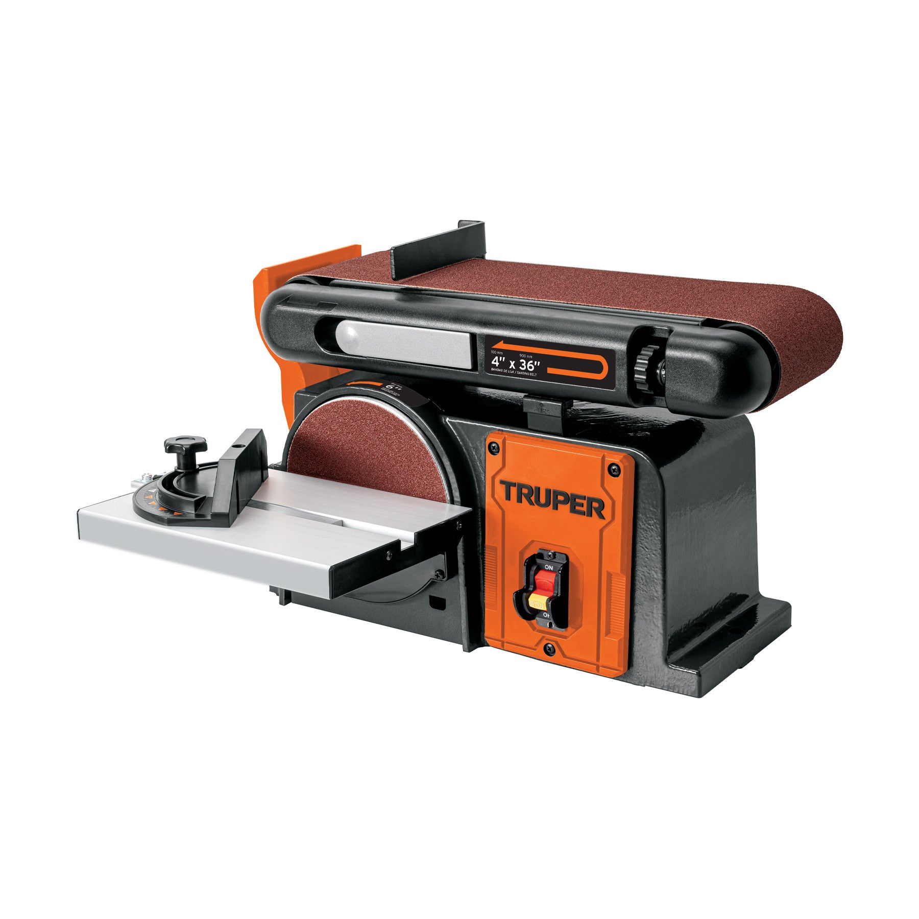 Lijadora de banda y disco 4 x 6" 1/2 HP (375 W) Truper