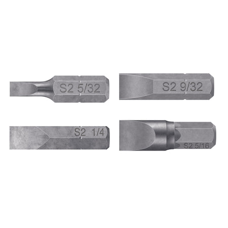 Estuche con 6 puntas planas combinadas largo 1', Expert 1'