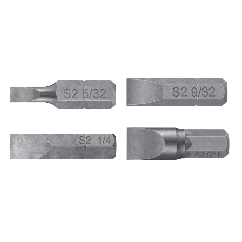 Estuche con 6 puntas planas combinadas largo 1', Expert 1'