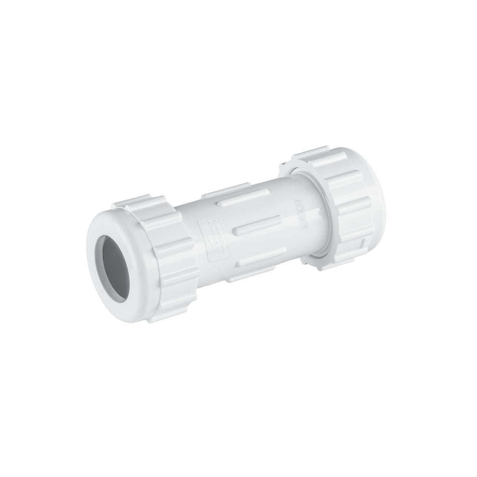 Cople de compresión PVC de 3/4", FOSET