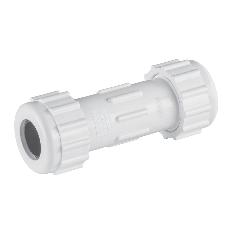 Cople de compresión PVC de 1", FOSET
