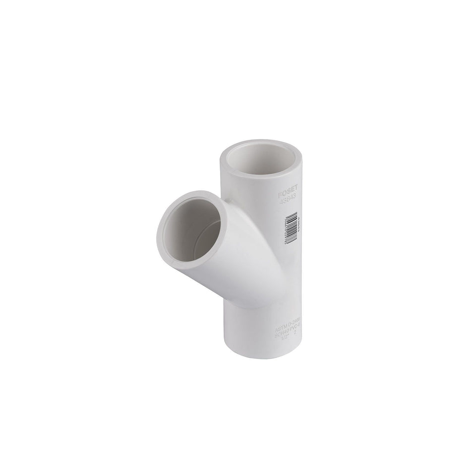 Yee sencilla de PVC 1/2", FOSET