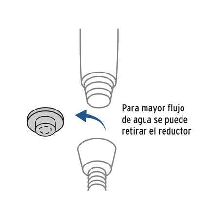 Regadera de telefono 3-1/4 ABS con soporte cromo AERO