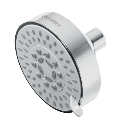 Regadera cromo 4"con 5 funciones sin brazo FOSET ELEMENT