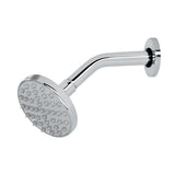 Regadera cromo 4' plato redondo, con brazo, FOSET ELEMENT 4'