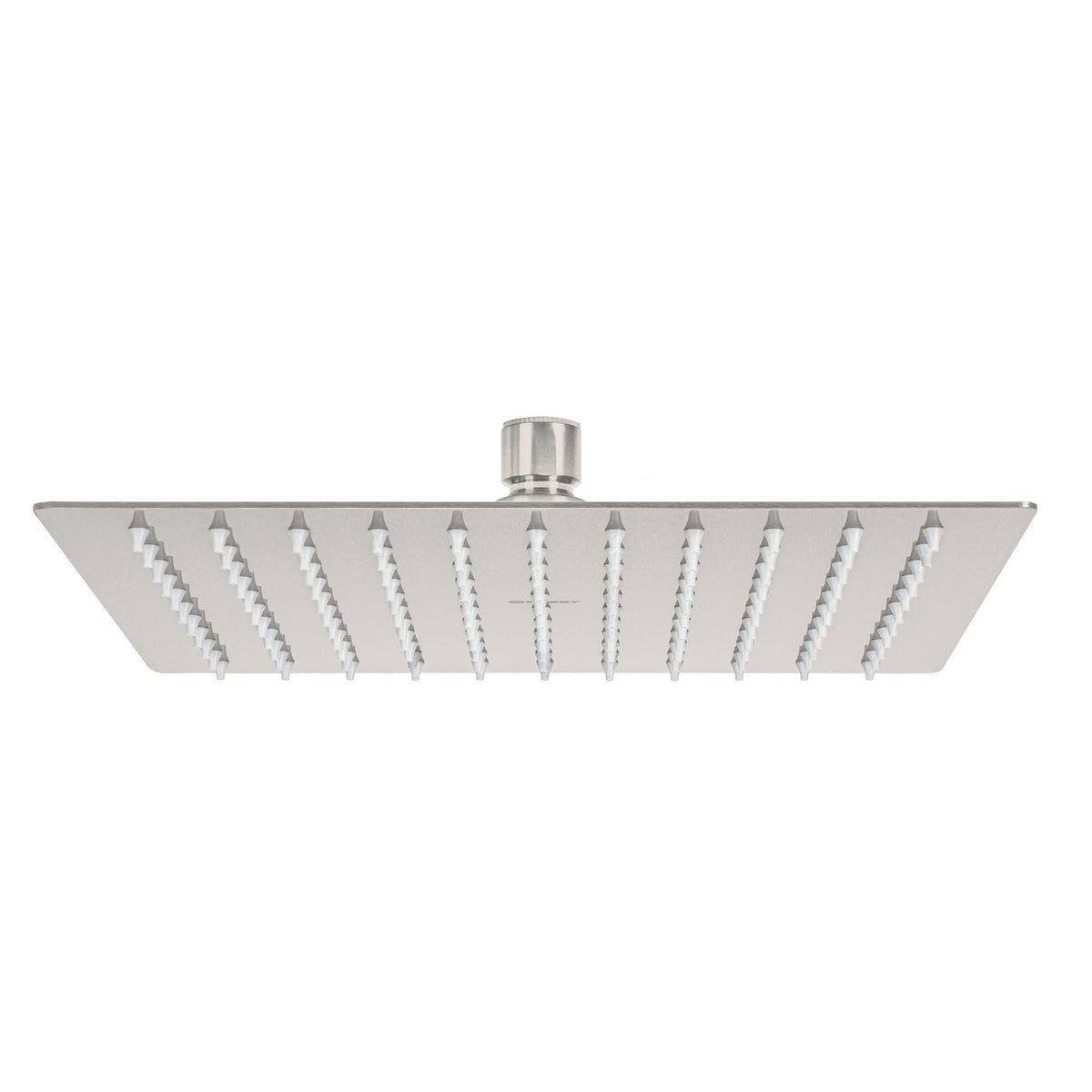 Regadera plato cuadrado sin brazo satin FOSET RIVIERA 10"