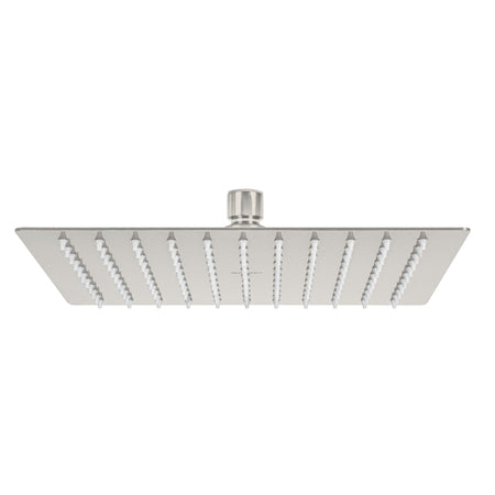 Regadera plato cuadrado sin brazo satin FOSET RIVIERA 10"