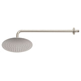 Regadera plato redondo con brazo satin FOSET RIVIERA 10"