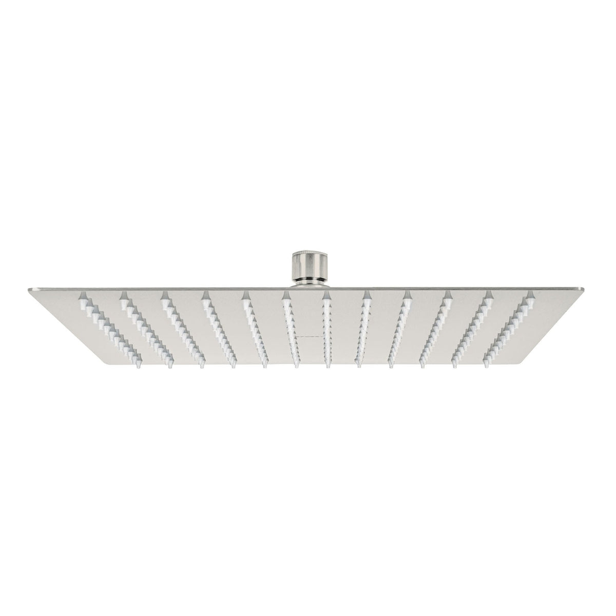 Regadera plato cuadrado sin brazo satin FOSET RIVIERA 12"